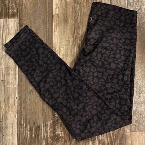 Til You Collapse Black Leopard Leggings